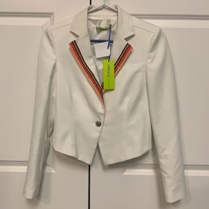 White Versace blazer